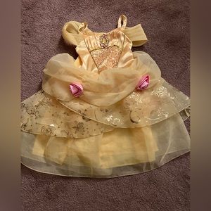 Belle Halloween Costume (dress, shoes, crown)